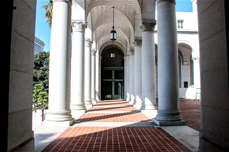 Columns At Government Building photo