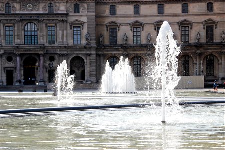 Water Fountains Spraying Up photo