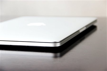 Closed Macbook Laptop On Table