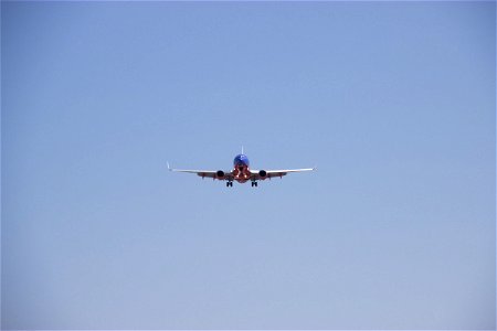 Airplane Flying in Clear Sky photo