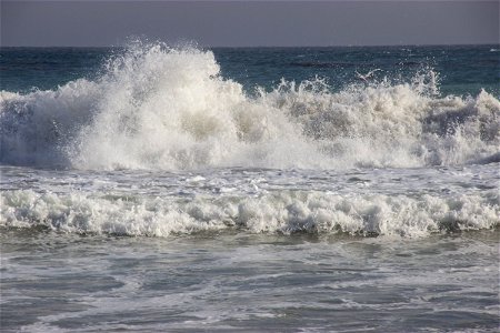 Crashing Ocean Waves photo