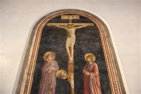 Painting of Crucifixion of Jesus photo