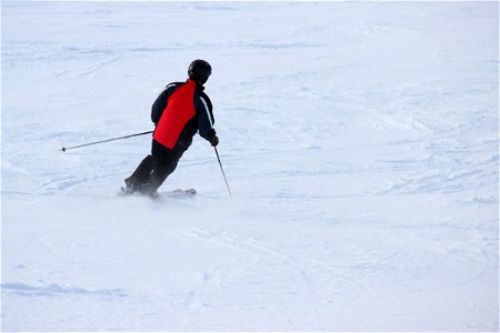 Skier on Snow photo