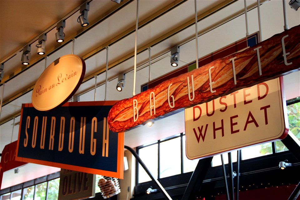 Signs in Bread Bakery