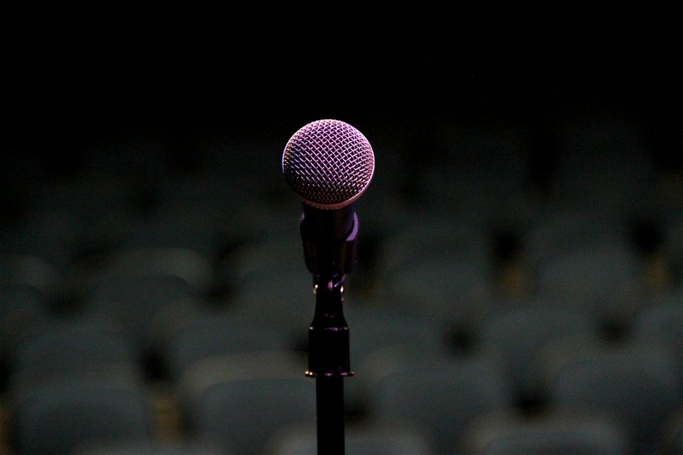 Microphone on Stand