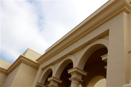 Pillars & Arches on Building