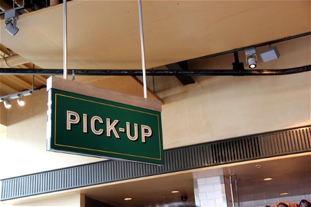 Pick Up Sign in Store photo