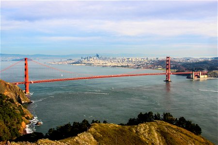 Golden Gate Bridge in San Francisco Bay photo