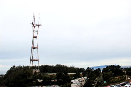 Radio Tower Under Overcast Sky photo