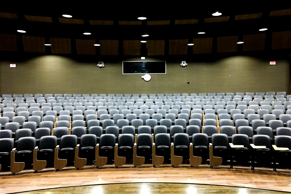 Empty Seats in Auditorium photo