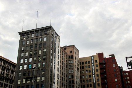 Old High Rise Buildings Under Overcast Sky photo