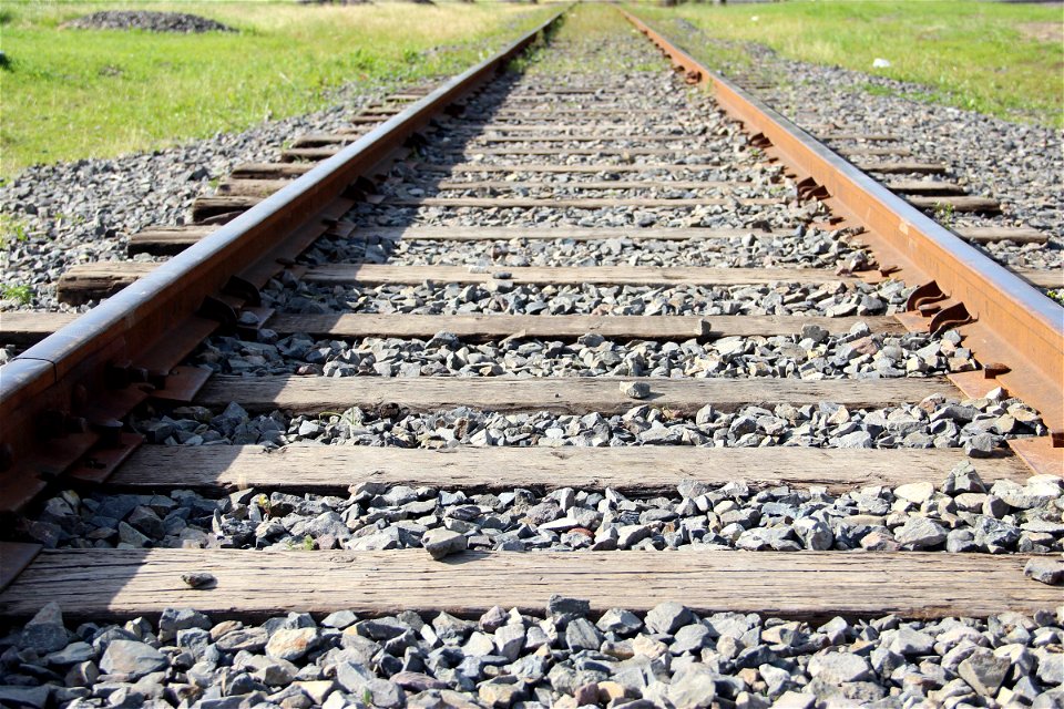 Railroad Tracks Going Forward