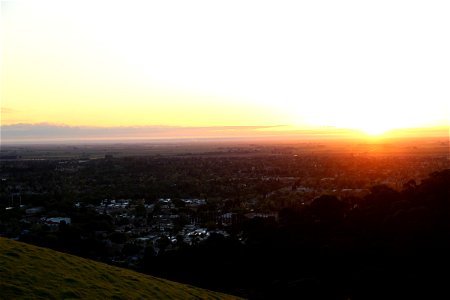 Sunrise Over Town photo
