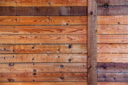 Wood Plank Fence photo