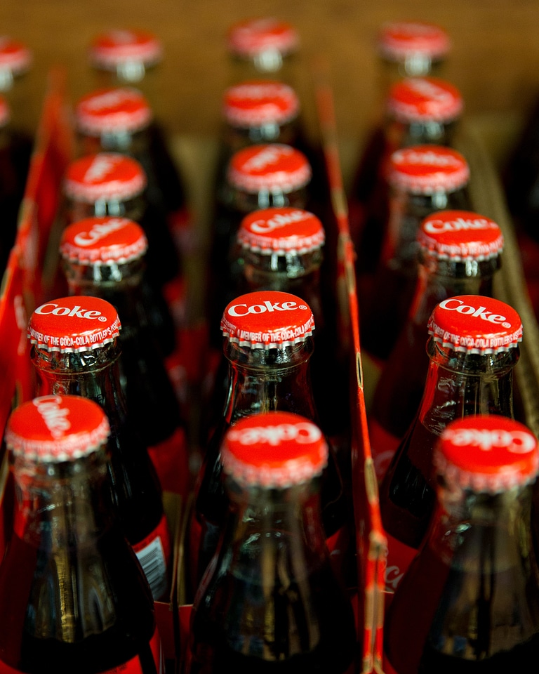 Bottles soda softdrink