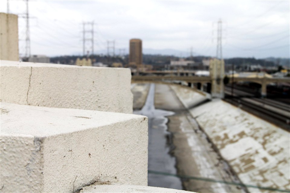 Wall in Front of Concrete River