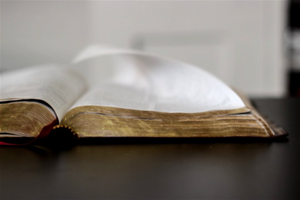 Open Bible with Page Turning