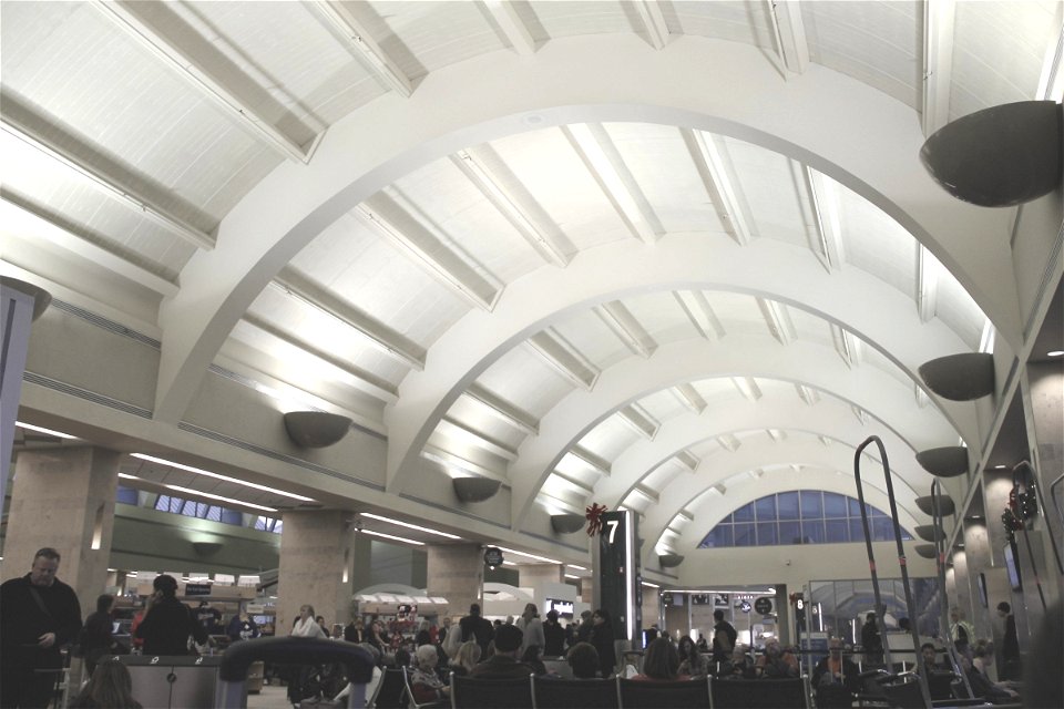 People in an Airport Terminal