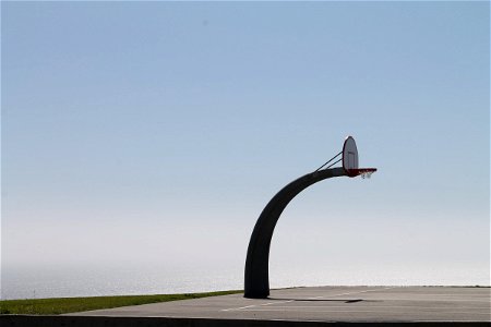 Curved Basketball Hoop photo