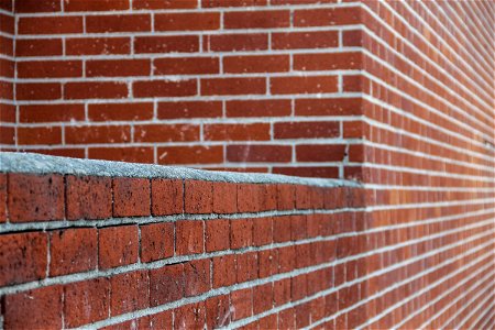Perspective Brick Wall with Ledge photo