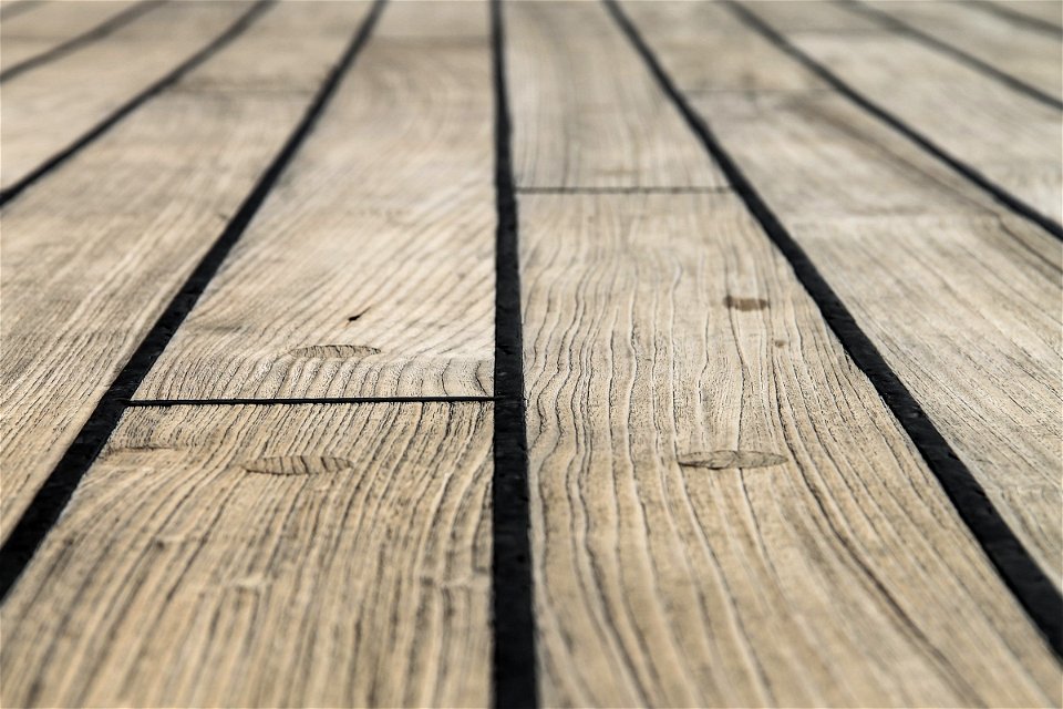 Faded Wood Floor Boards
