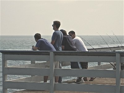 4 Guys at the Ocean Pier photo