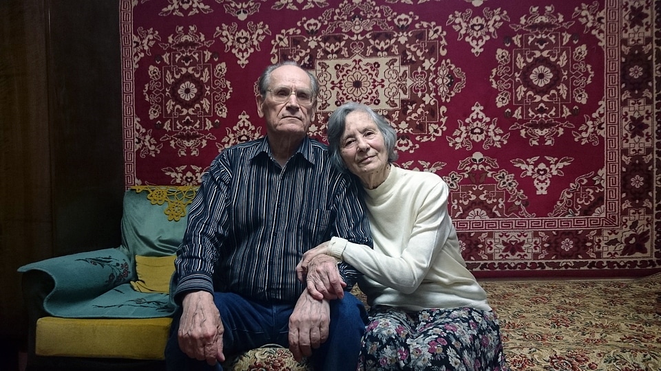 happy senior couple