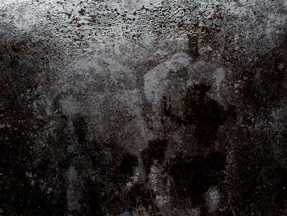 dirty black steel plate