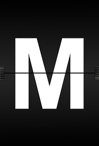 Journal font airport scoreboard