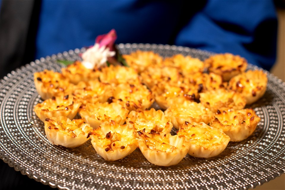 Roasted Pear and Smoked Gouda Tartlet