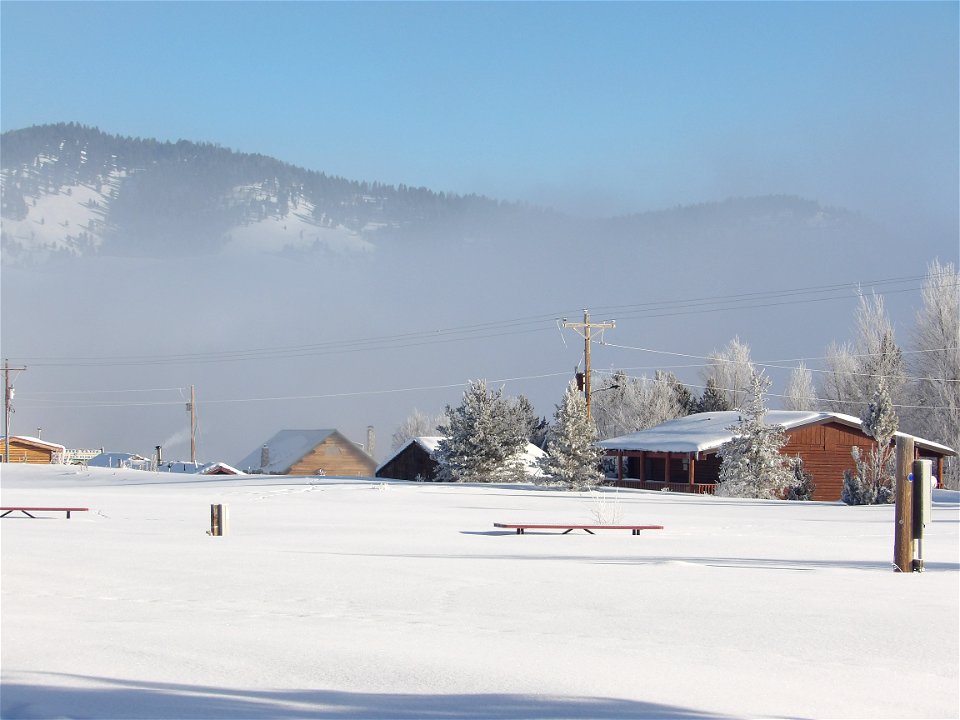 winter morning in stanley