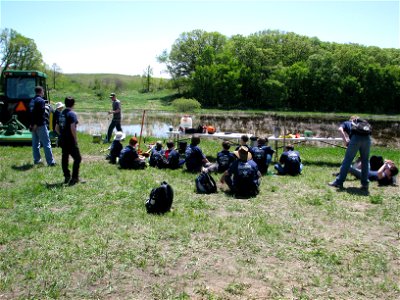 Troops Learn about Invasive Species photo