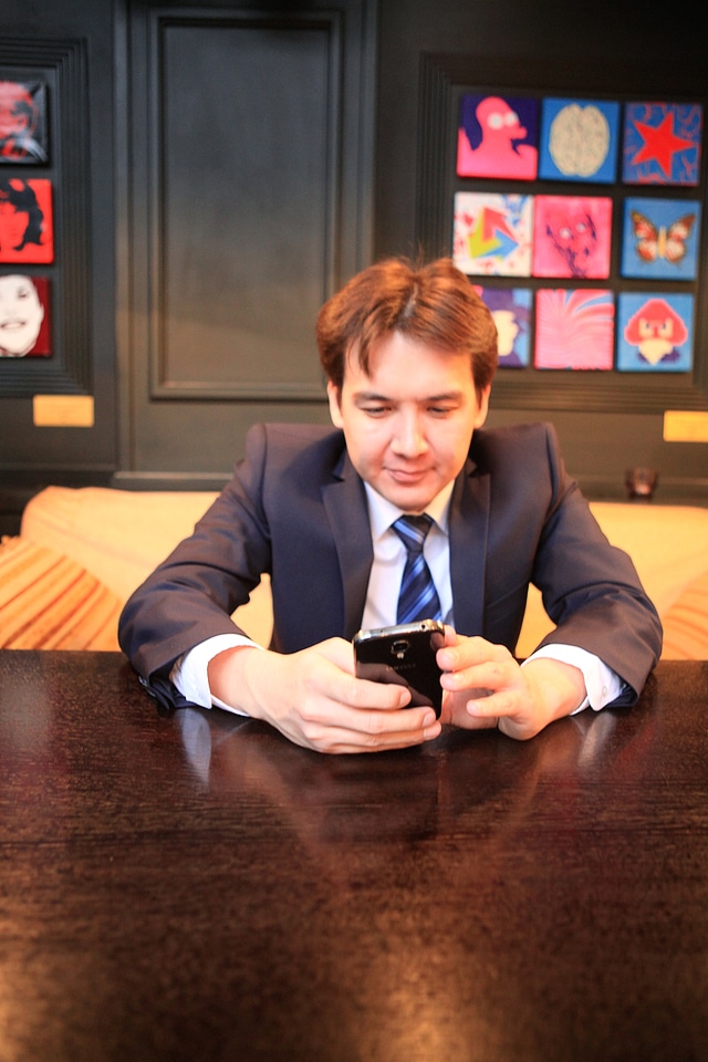 Man with phone
