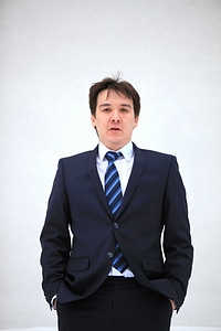 Man in suit photo