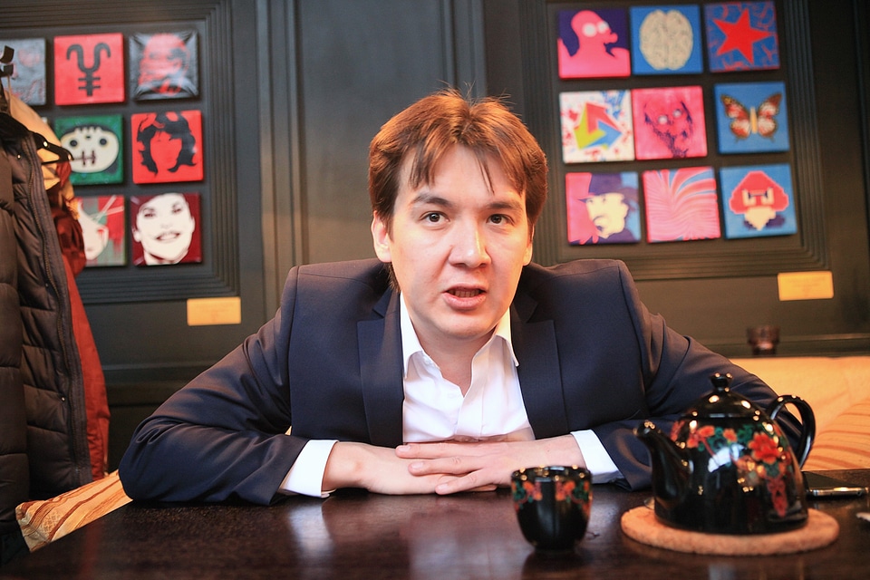 businessman and tea