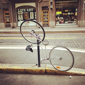 Bicycle street helsinki