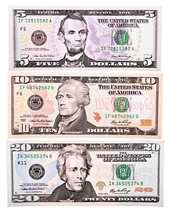 Dollar bills photo