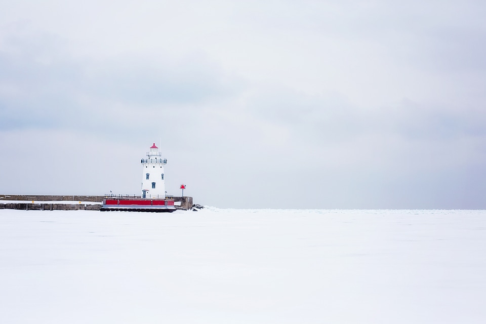 Nautical winter snowy