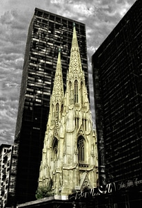 United states neo-gothic rockefeller center