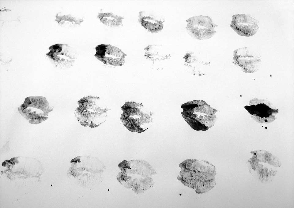Ink Kisses on Paper