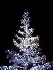 Black christmas lighting