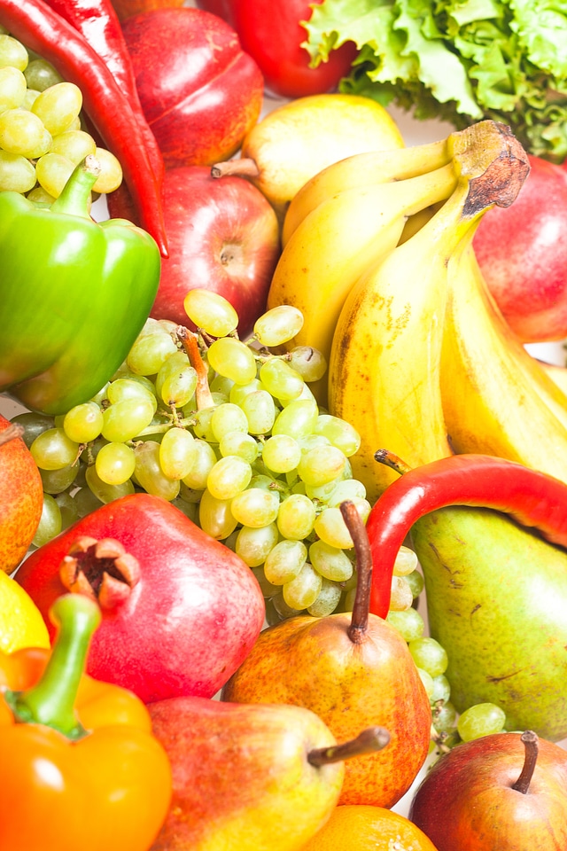 Vegetables and fruits
