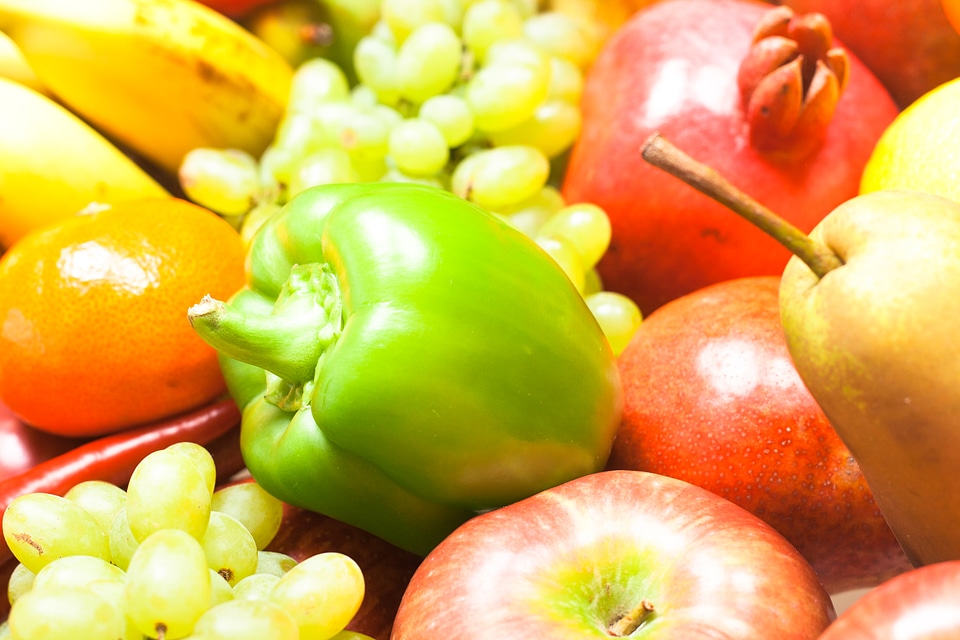 vegetables and fruits