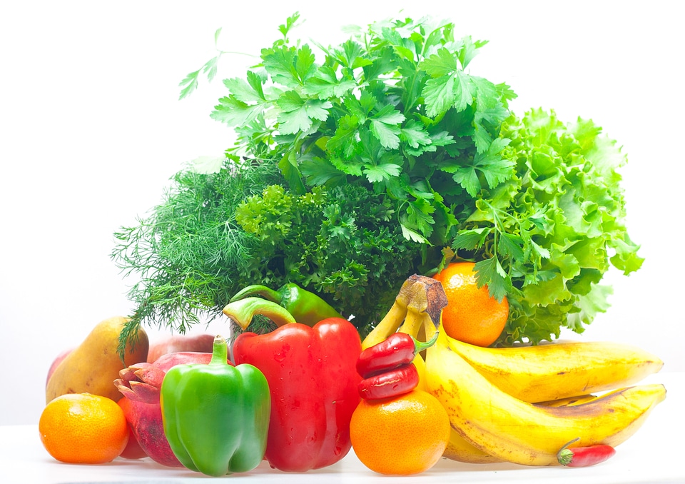 vegetables and fruits
