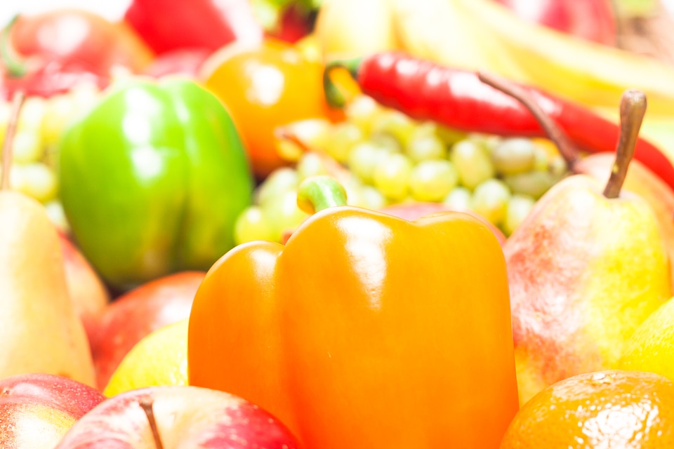 Fruits and vegetables