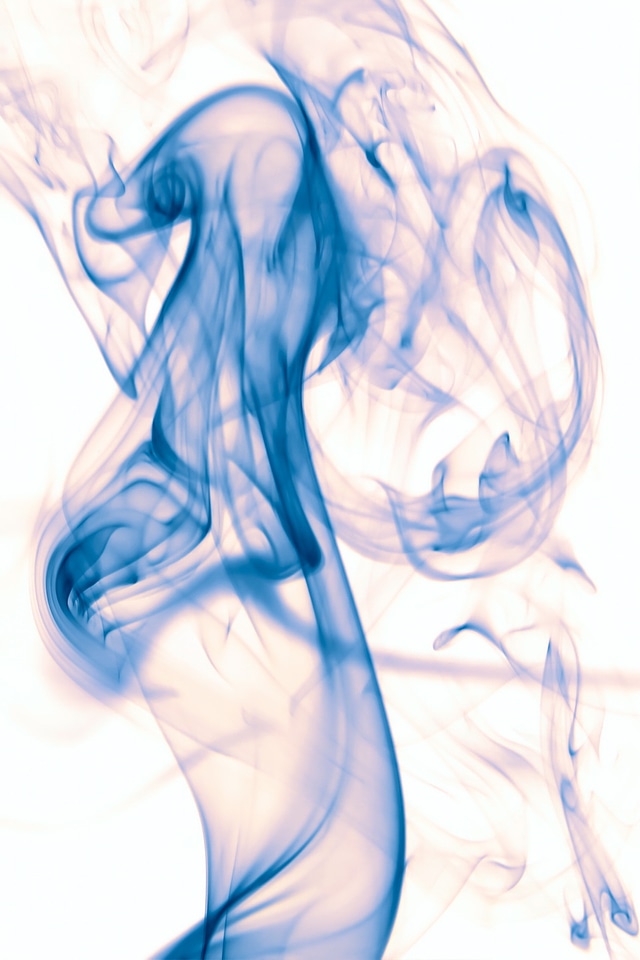 Blue smoke