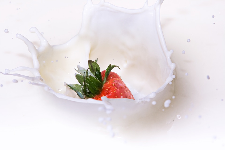 Strawberry in Cream