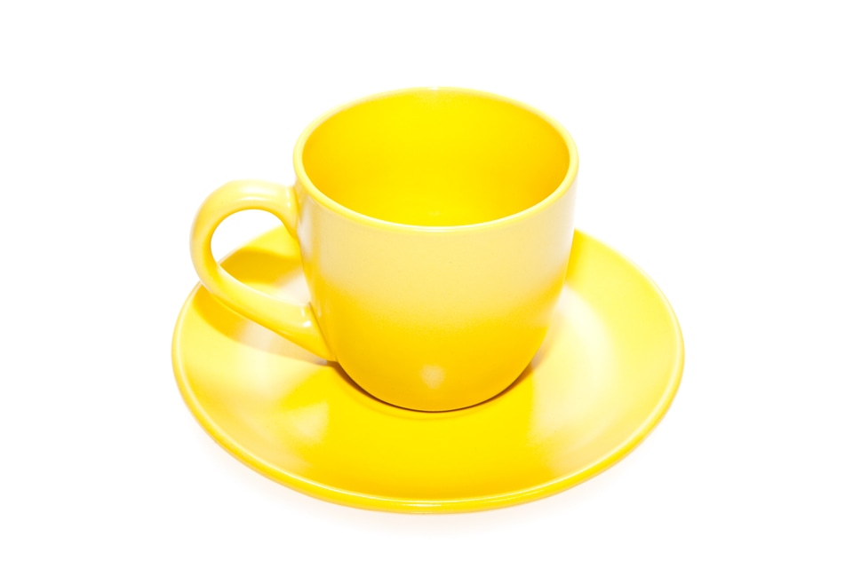 Yellow cup photo
