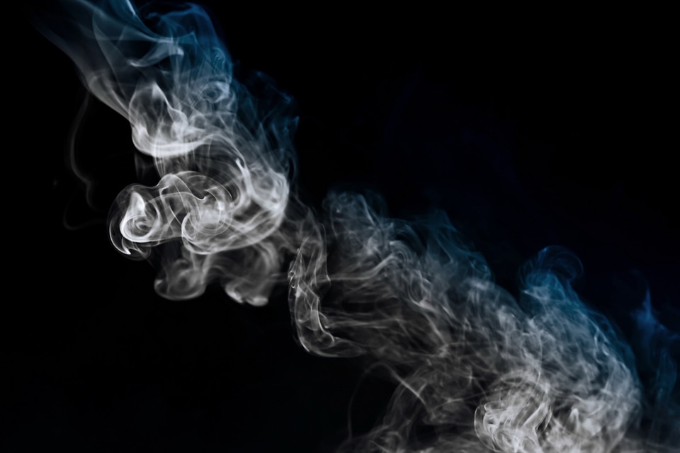 Blue and White Smoke
