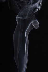 Abstract swirl of smoke